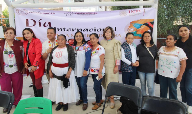 Celebra Chimalhuacán su carácter multiétnico en el Día Internacional de la Mujer Indígena
