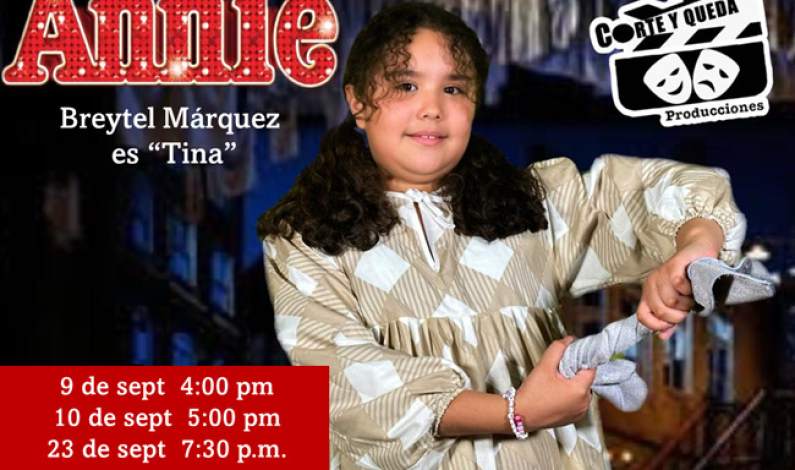 Breytel Márquez en “Anita la Huerfanita” se presenta en Naucalpan