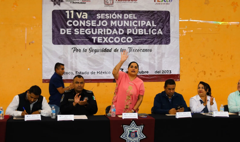 Se realizó en la comunidad de Tocuila la 11 sesión del Consejo Municipal de Seguridad