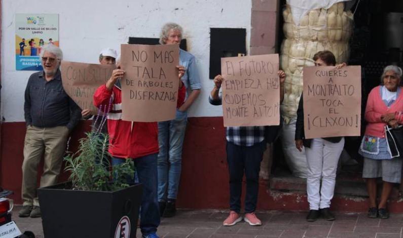 Protestan en Valle de Bravo por falta de transparencia ciudadana