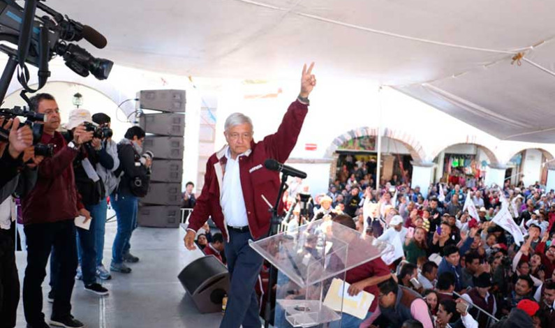 “José Antonio Meade ya alcanzó a Anaya”, asegura López Obrador
