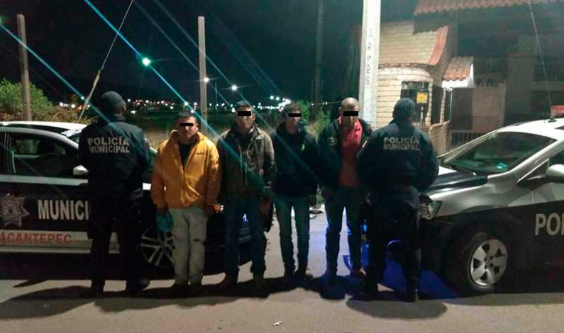 Atrapan policías de Zinacantepec a ladrones de ganado