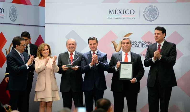 Recibe el Servicio Geológico Mexicano el Premio Nacional de Calidad 2017