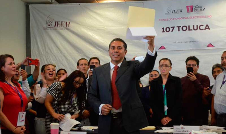 Ya es presidente municipal electo de Toluca Juan Rodolfo Sánchez Gómez