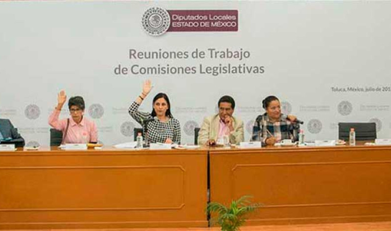 En comisiones legislativas, aprueban cambios a la ley de la burocracia mexiquense