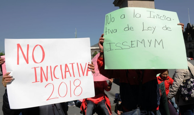 Repudian burócratas reforma a la Ley de Seguridad Social del Estado de México