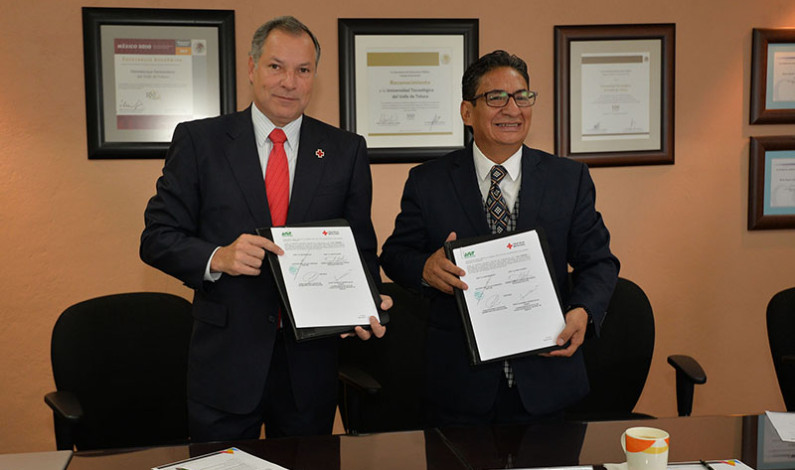 Podrán rescatistas de Cruz Roja Edomex titularse como Técnico Superior Universitario en la UTVT