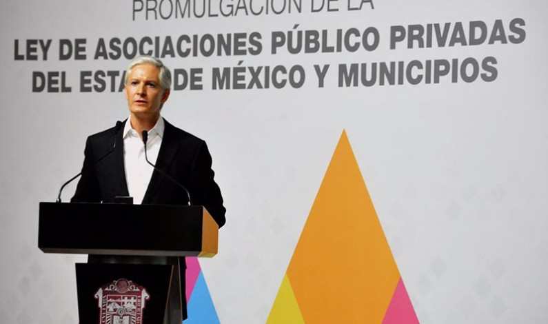 Promulga Del Mazo Ley de Asociaciones Público Privadas del Estado de México y Municipios