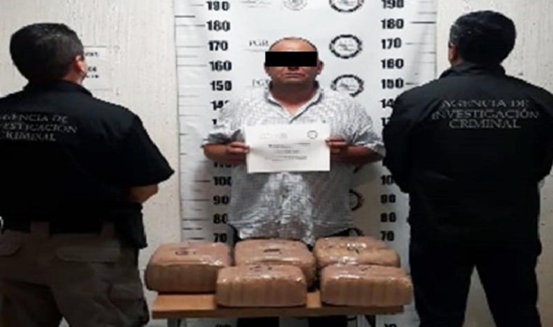 Decomisa PGR 8 kilos de marihuana en Tlalnepantla