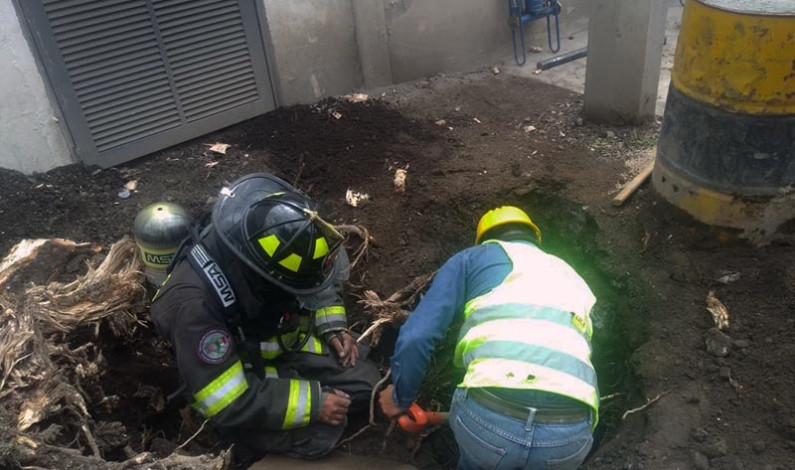 Evacuan 80 personas por fuga de gas en colonia Ferrocarriles Nacionales de Toluca