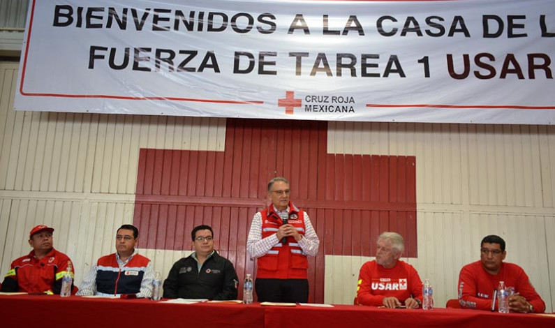 Fundamental Cruz Roja Mexicana en la tarea de Protección Civil