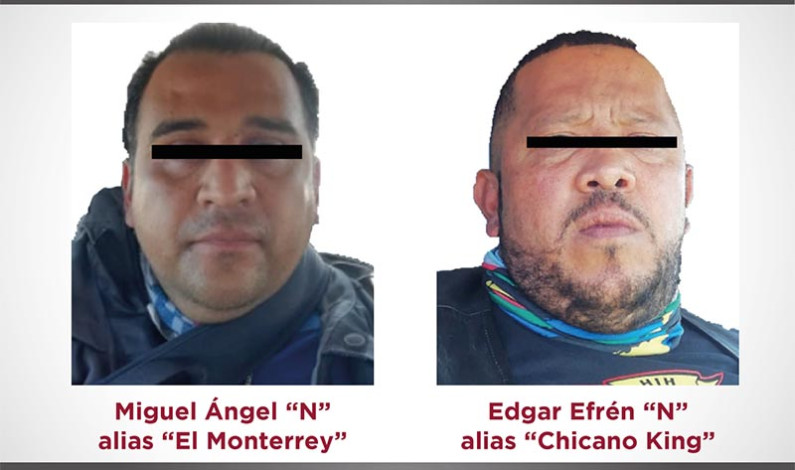 Atrapan a El Monterrey y El Chicano por extorsión y homicidio de choferes