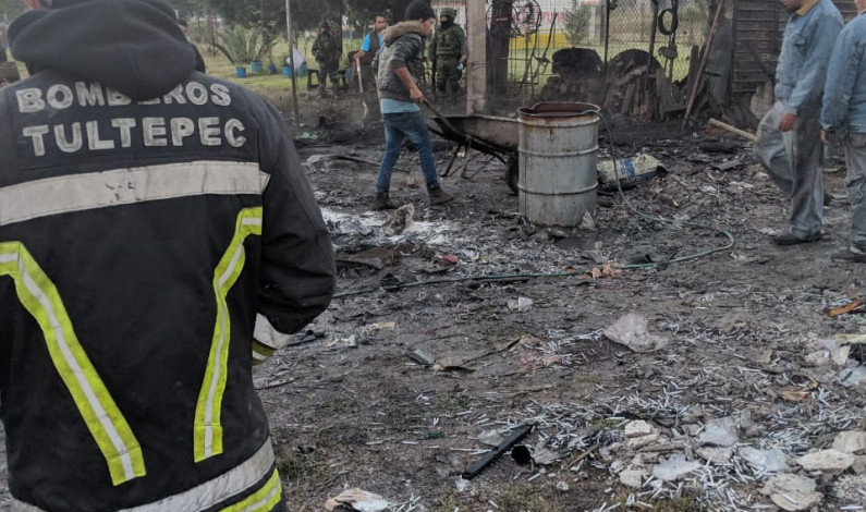 Otra explosión de pirotecnia en Tultepec; no hay pérdidas humanas
