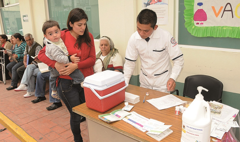 Más de 2 millones de mexiquenses protegidos contra la influenza