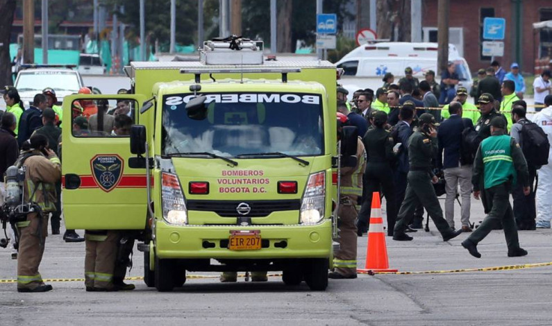 EXPLOSIÓN DE COCHE BOMBA EN ESCUELA DE POLICÍAS EN COLOMBIA DEJA AL MENOS 9 MUERTOS