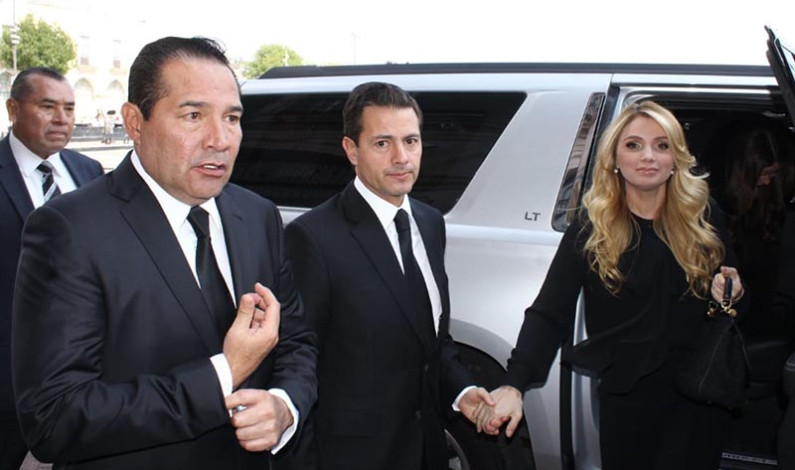 Reaparecen Enrique Peña Nieto y Angélica Rivera en funerales del ex gobernador Del Mazo González