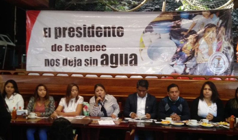 Dejan en Ecatepec sin agua a 72 colonias