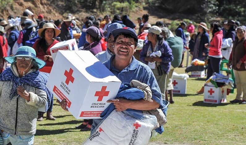 Atendió a mil familias el Plan Invernal 2018-2019 de Cruz Roja Mexicana Edomex