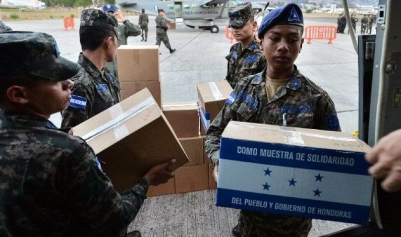 Envía Honduras toneladas de ayuda a venezolanos