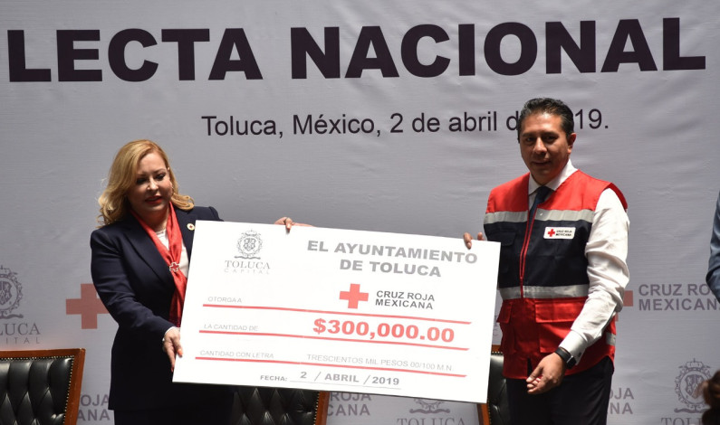 Apoyo sin precedente para Cruz Roja Mexicana en Toluca: Sánchez Gómez