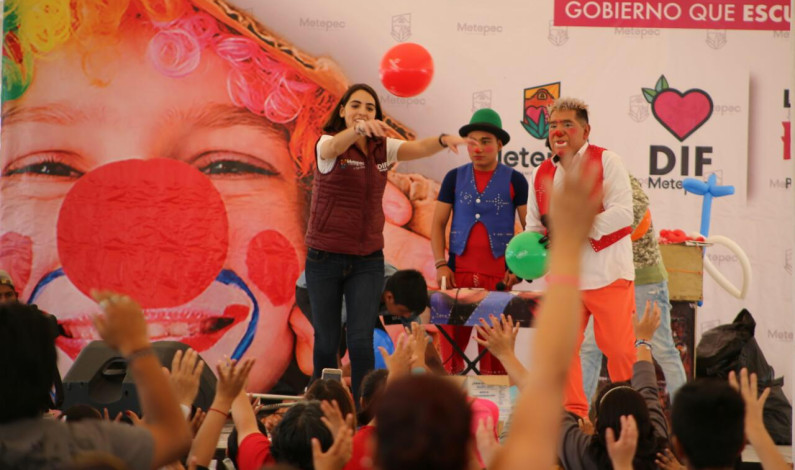 Celebró Metepec a lo grande el Día del Niño