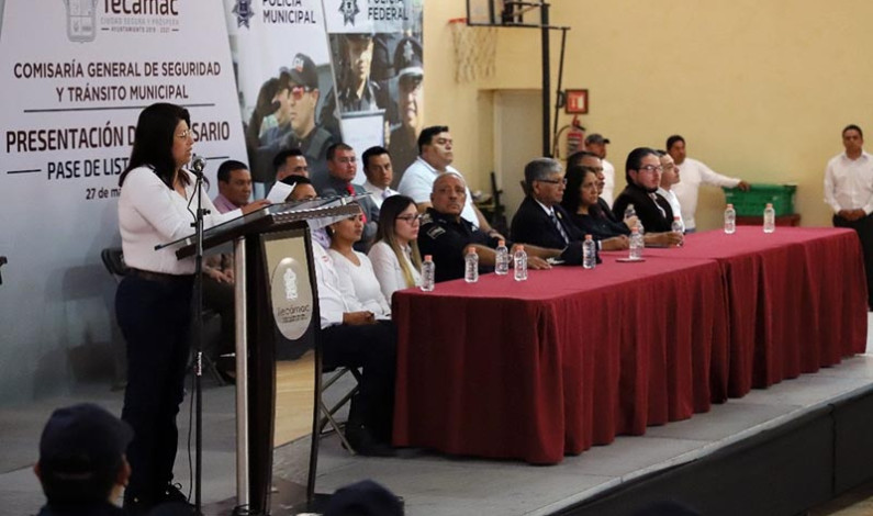 Se acabaron los moches en la policía de Tecámac, advierte alcaldesa