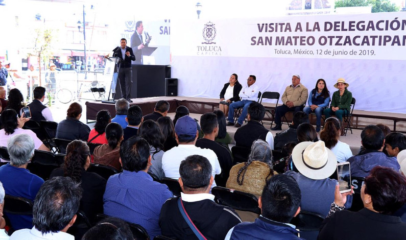 Tercer día consecutivo de gira de Juan Rodolfo por comunidades de Toluca