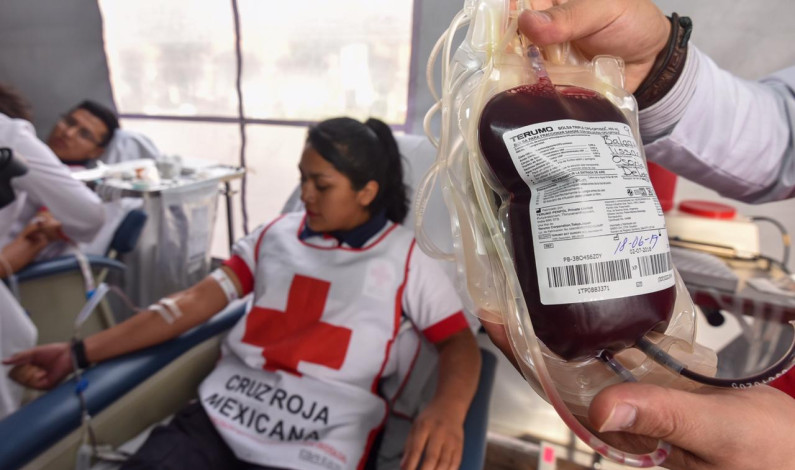 Todo un éxito el maratón de donación voluntaria de sangre de Cruz Roja Metepec