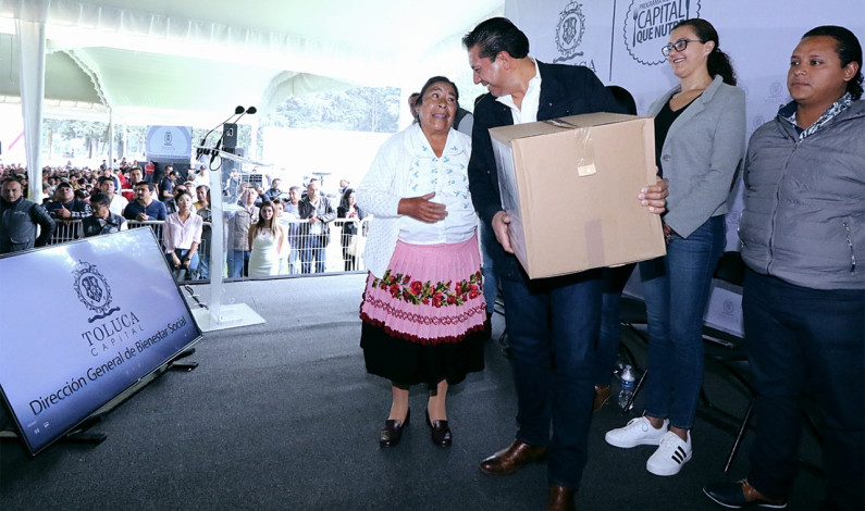Apoya Toluca economía de 15 mil familias