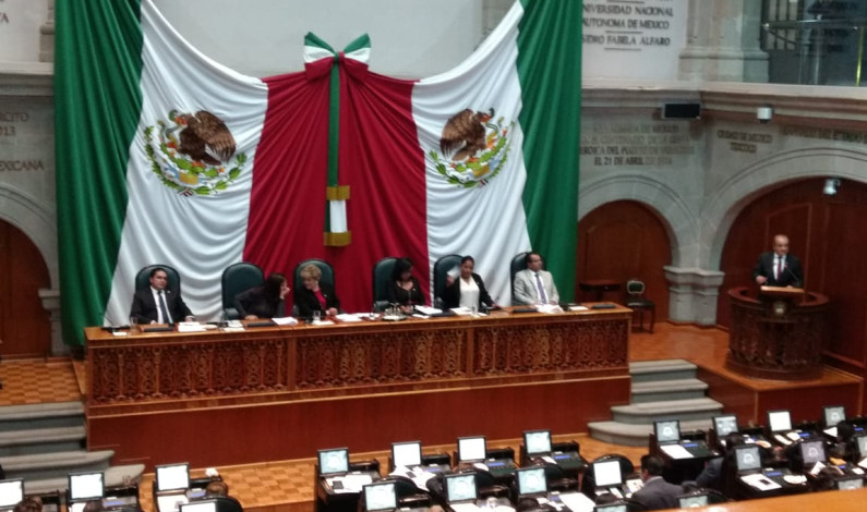 Reinicia trabajos la Legislatura mexiquense