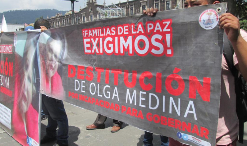 Exigen destituir a alcaldesa de La Paz