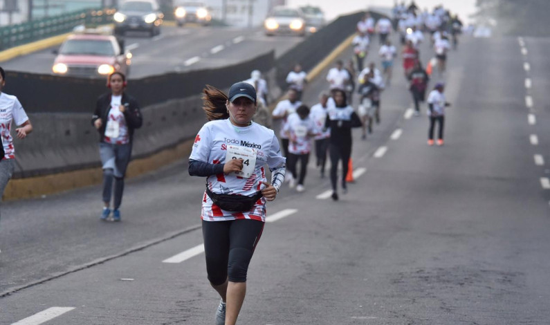 Movilizó Cruz Roja más de 3 mil competidores la carrera Todo México Salvando Vidas