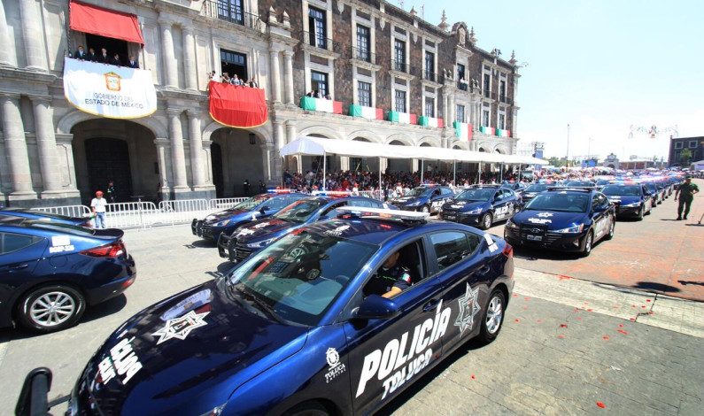 Se lucen las nuevas patrullas de Toluca en el desfile de la Independencia