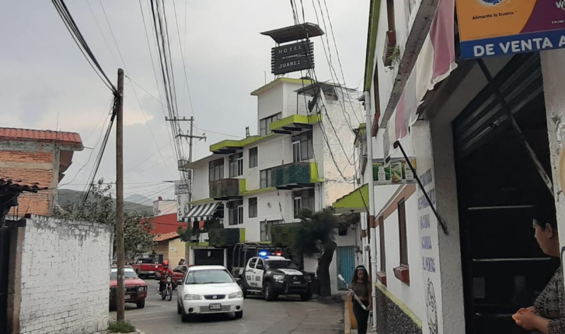 Localizan hombre sin vida en habitación de hotel en Tejupilco
