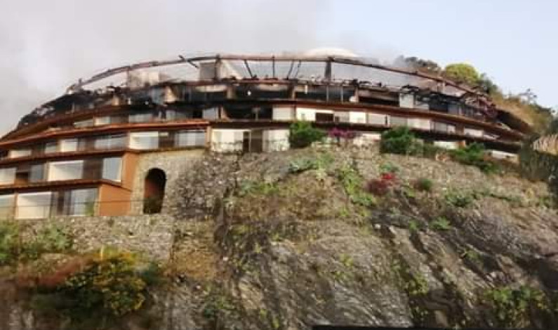 Consume fuego parte del hotel El Santuario, en Valle de Bravo