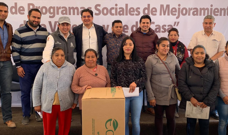 Apoya Toluca a mil 650 familias de escasos recursos con estufas ecológicas