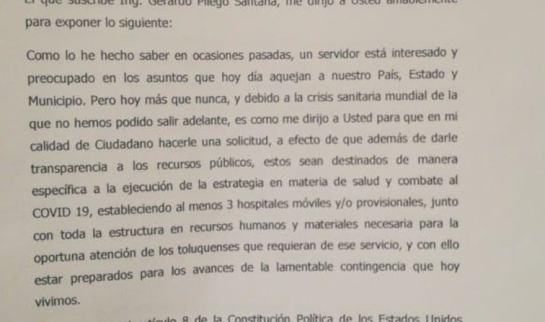 Exigen transparencia en reasignación del presupuesto de Toluca