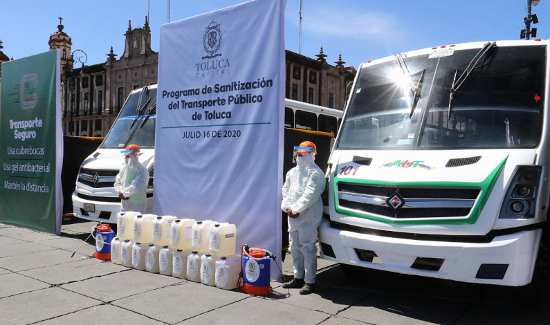 Garantiza Toluca transporte seguro