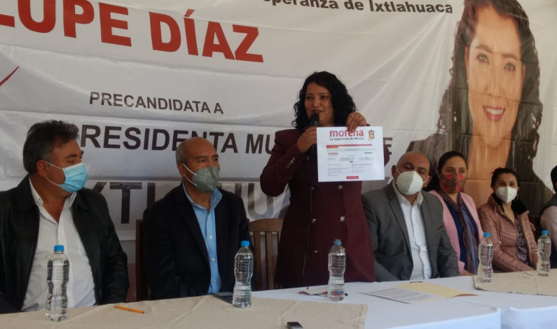 Guadalupe Díaz Avilés va por la alcaldía de Ixtlahuaca