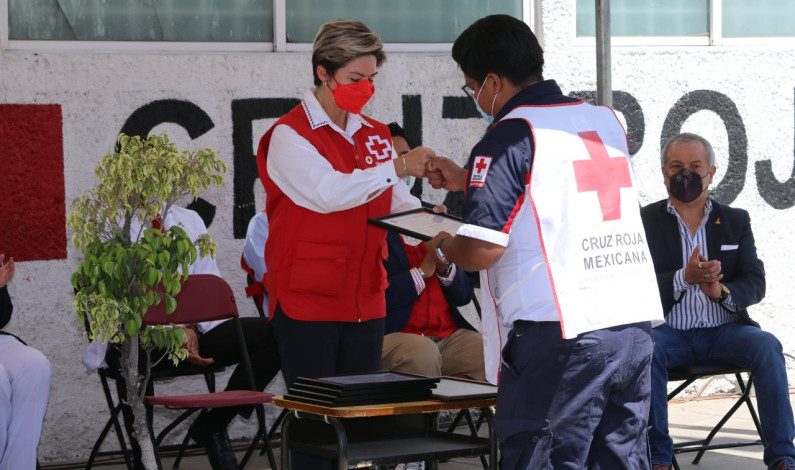 Celebra Cruz Roja 50 años de operaciones en zona norte de Nezahualcóyotl