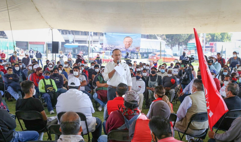 En la Central de Abasto de Toluca no hay voto corporativo