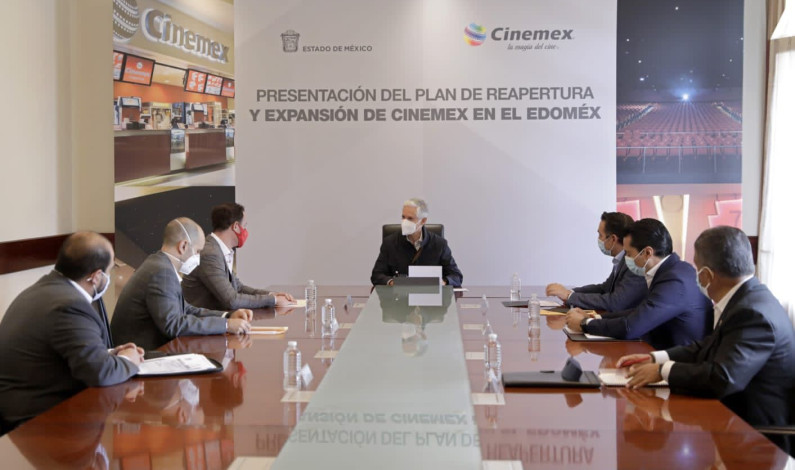 Anuncia Cinemex nuevas inversiones en Edomex