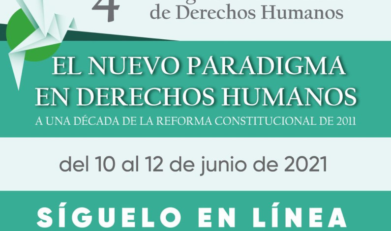 Inicia este jueves el Congreso Internacional de Derechos Humanos