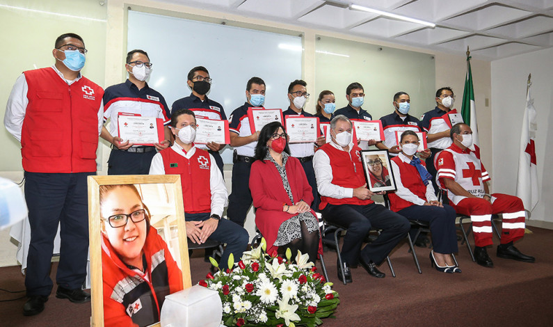 Avanza profesionalización de paramédicos de Cruz Roja Estado de México