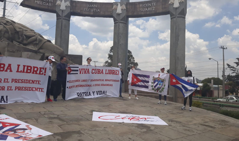Cubanos exigen libertad