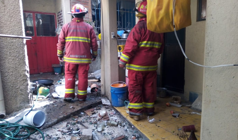 Explosión de pirotecnia deja mujer lesionada en Tultepec