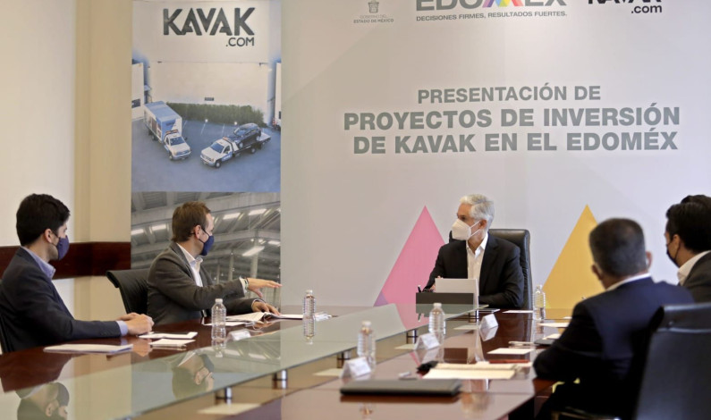 Anuncia empresa KAVAK inversión en Edomex de 2 mil millones de pesos