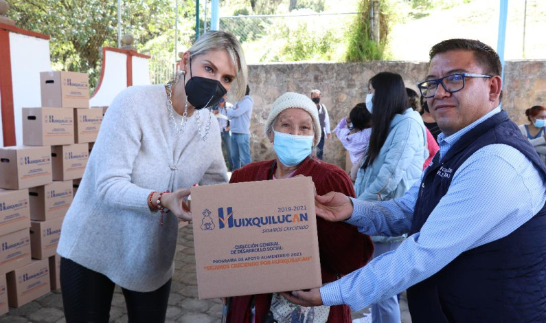 Apoya Huixquilucan alimentación de 70 mil familias
