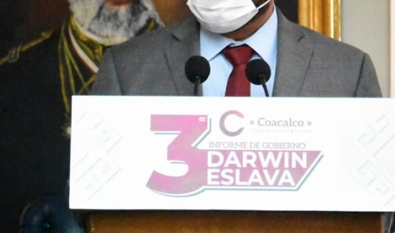 Cumplió a Coacalco el alcalde Darwin Eslava