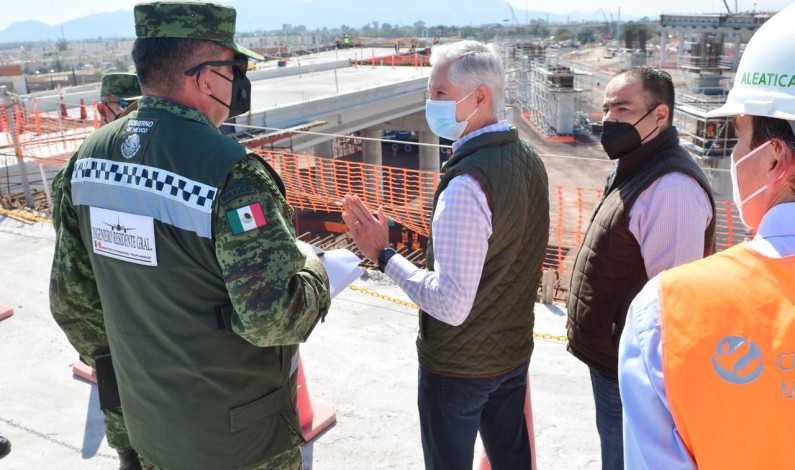Supervisa Del Mazo construcción de distribuidor de acceso al aeropuerto “Felipe Ángeles”